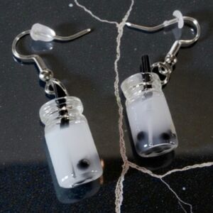 Boba Tea Earrings